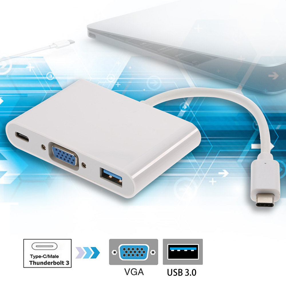 Bộ chuyển đổi Hub USB 3.1 Type-C tốc độ cao Cổng sạc thay thế cho MacBook 12