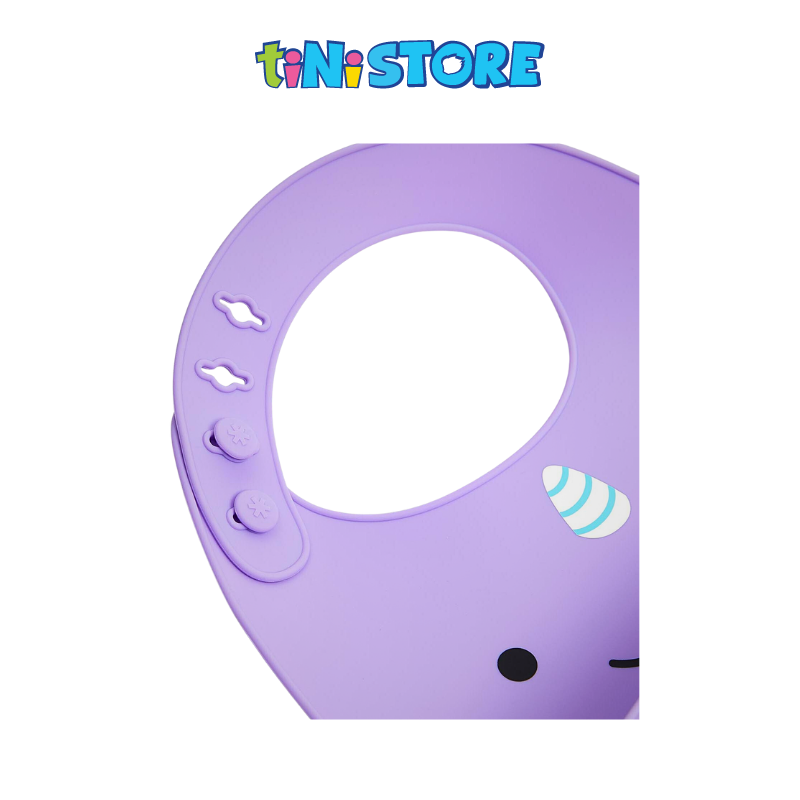 tiNiStore-Yếm ăn dặm silicone Zoo Skip Hop - Kỳ lân biển 9I415110