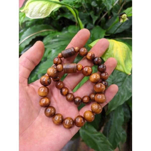 Vòng lắc tay nam nữ hạt 8 ly 10 ly 12 ly mix đốt trúc gỗ thơm hương tự nhiên