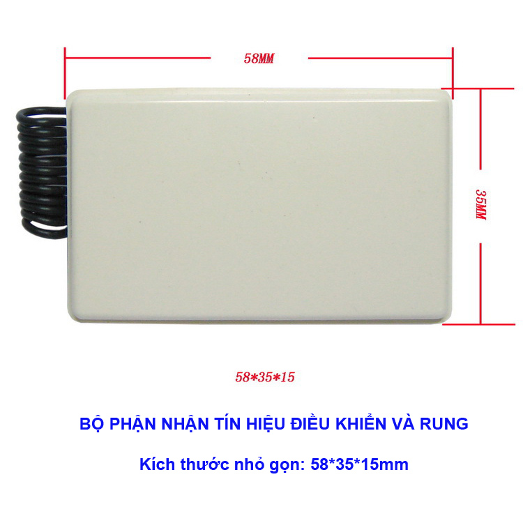 Máy báo rung không dây điều khiển từ xa RF 315Mhz