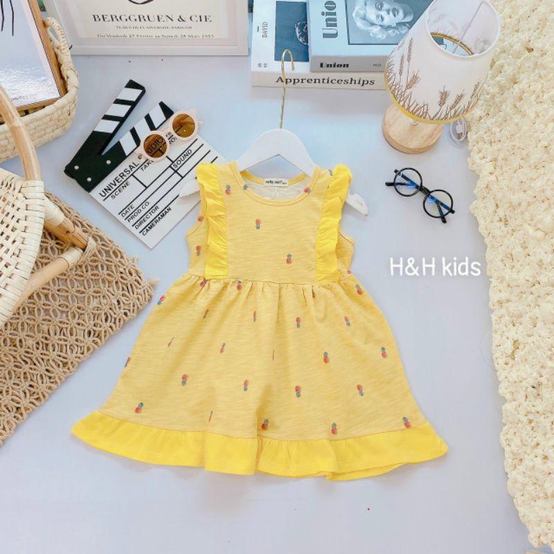 MINKY MOM Váy Đuôi Cá Phối Viền Siêu Xinh Cho Bé Gái