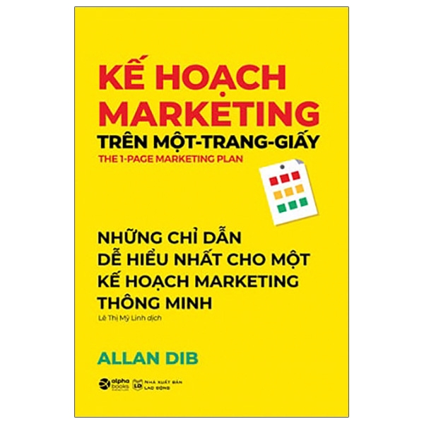 Kế Hoạch Marketing Trên Một Trang Giấy