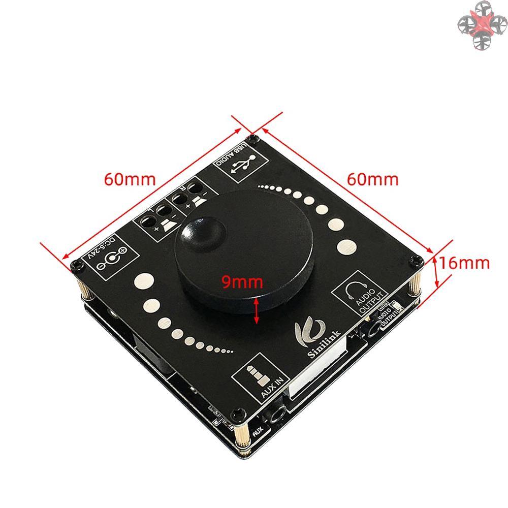 TPA3116D2 BT5.0 Digital Mini Audio Power Amplifier Portable Sound Amplifier Speaker Amp for Car and Home
