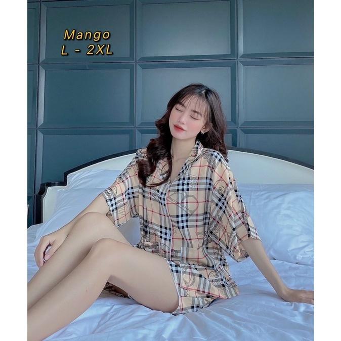 Bộ pyjama lụa Mango cánh dơi