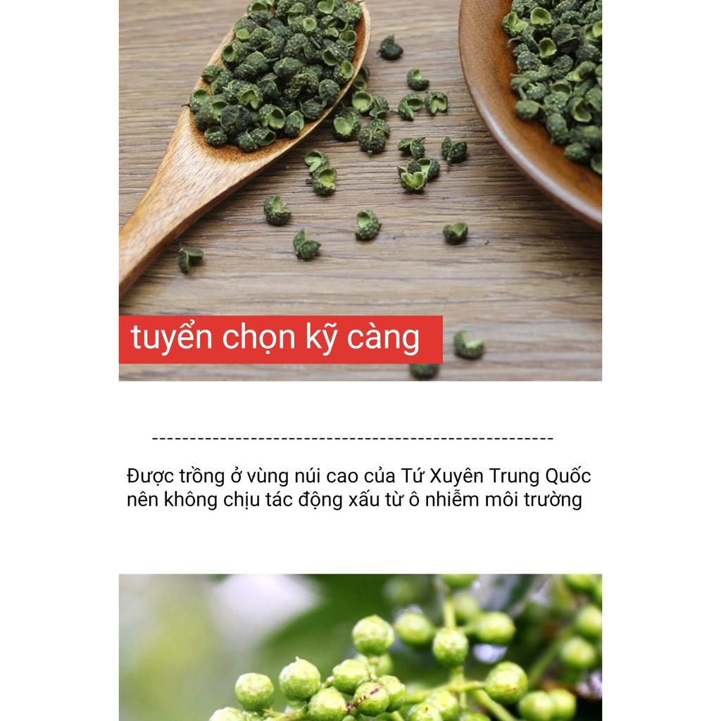 100gr xuyên tiêu cay tê xanh - hạt tiêu Tứ Xuyên - xuyên tiêu- loại 1