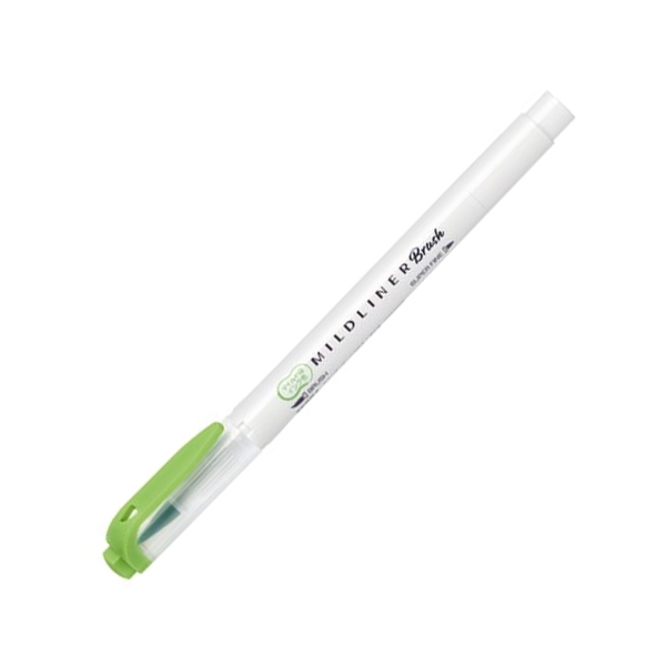 Viết Cọ Nhật Mildliner - Zebra WFT8-MG - Xanh Lá