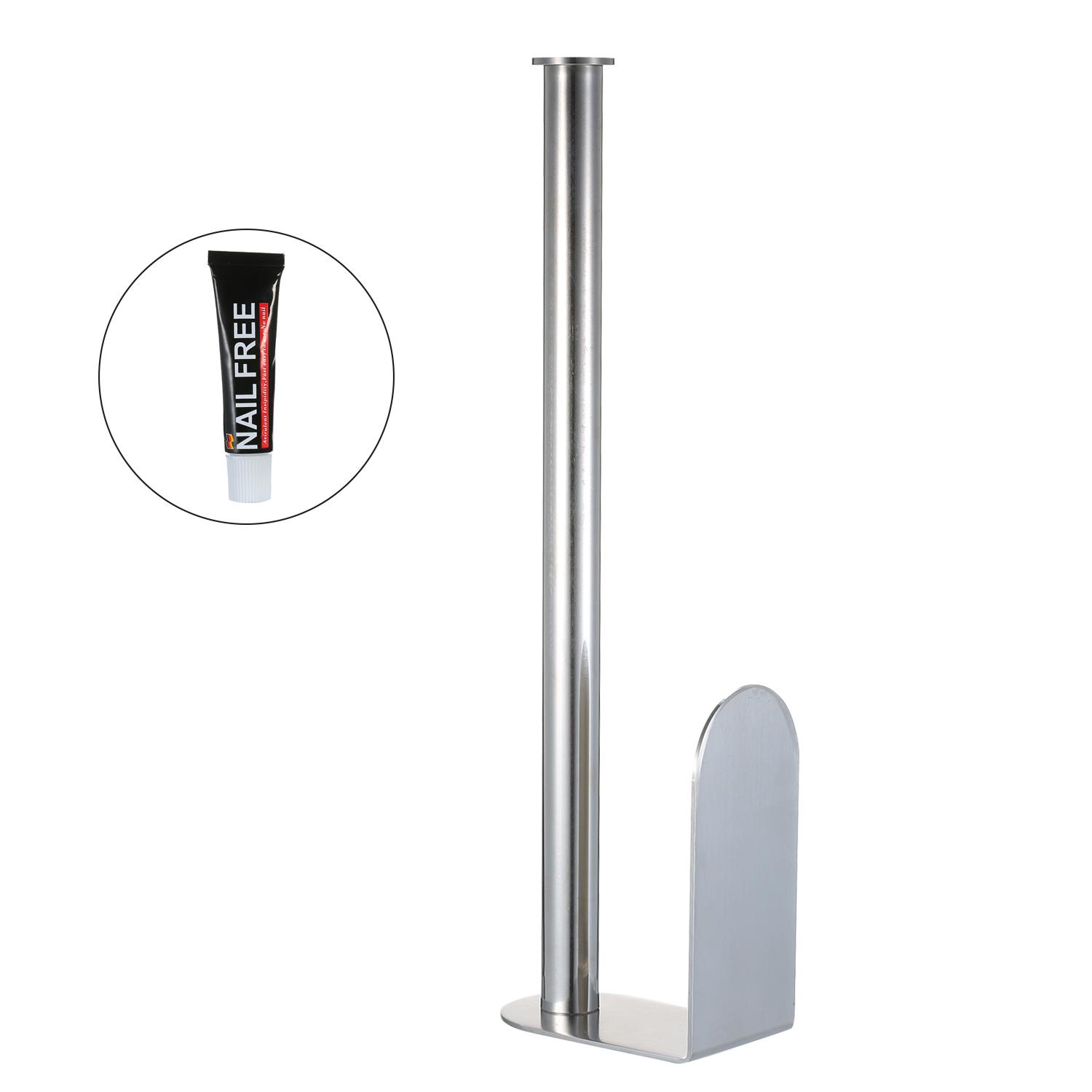 Giá đỡ khăn giấy bằng thép không gỉ, thích hợp gắn giấy ăn nhà bếp, giấy vệ sinh phòng tắm