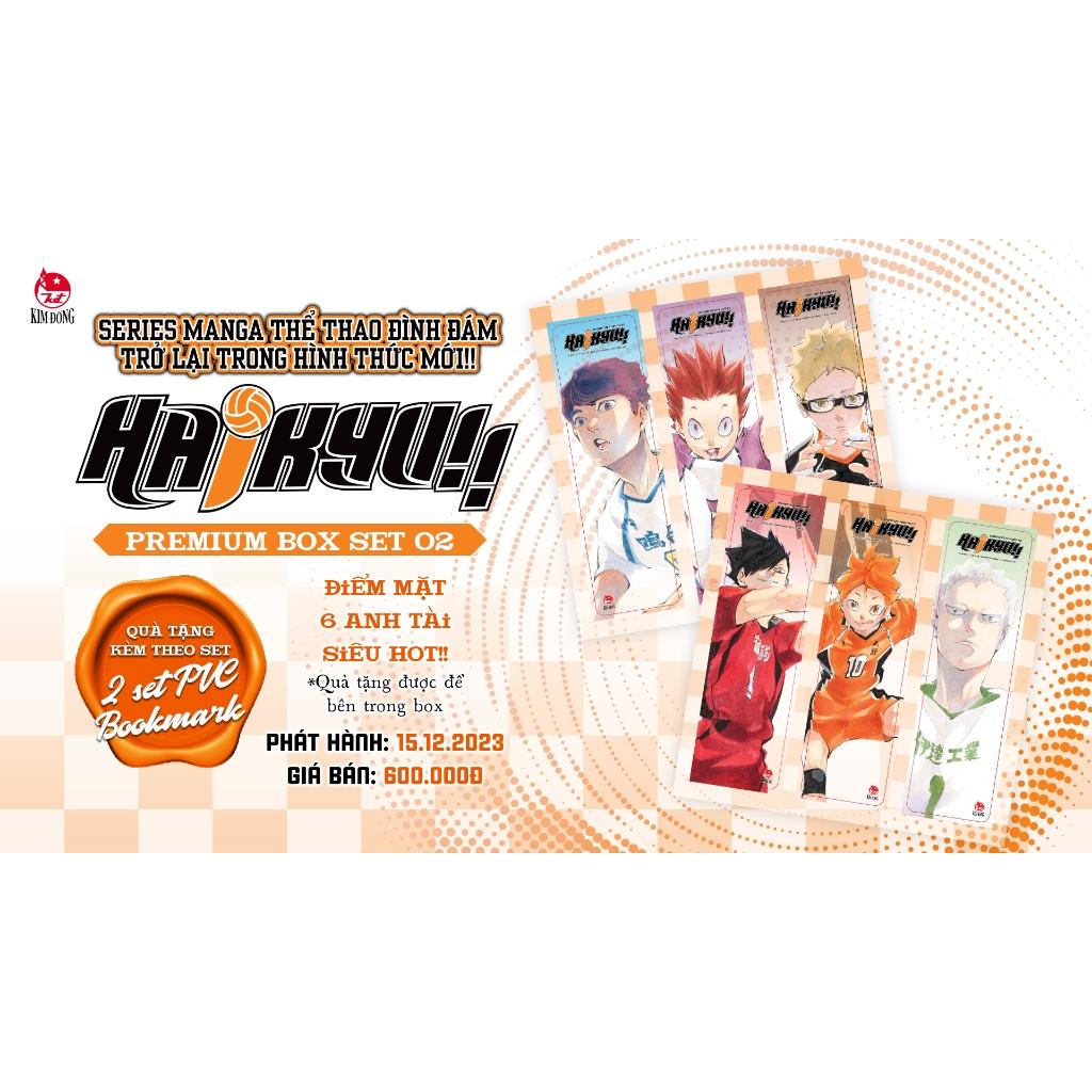 Haikyu!! Premium Boxset 2  Tặng Kèm 2 Set Bookmark PVC + 1 Hộp Bìa Áo Box - Bản Quyền