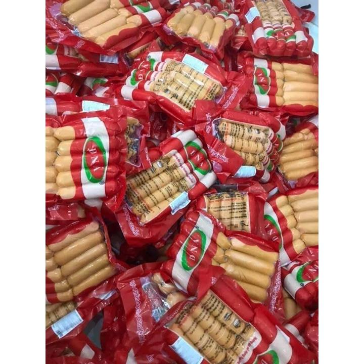 Xúc Xích Đức Đông Nam Á gói 10 cây 500gram, xúc xích xong khói.