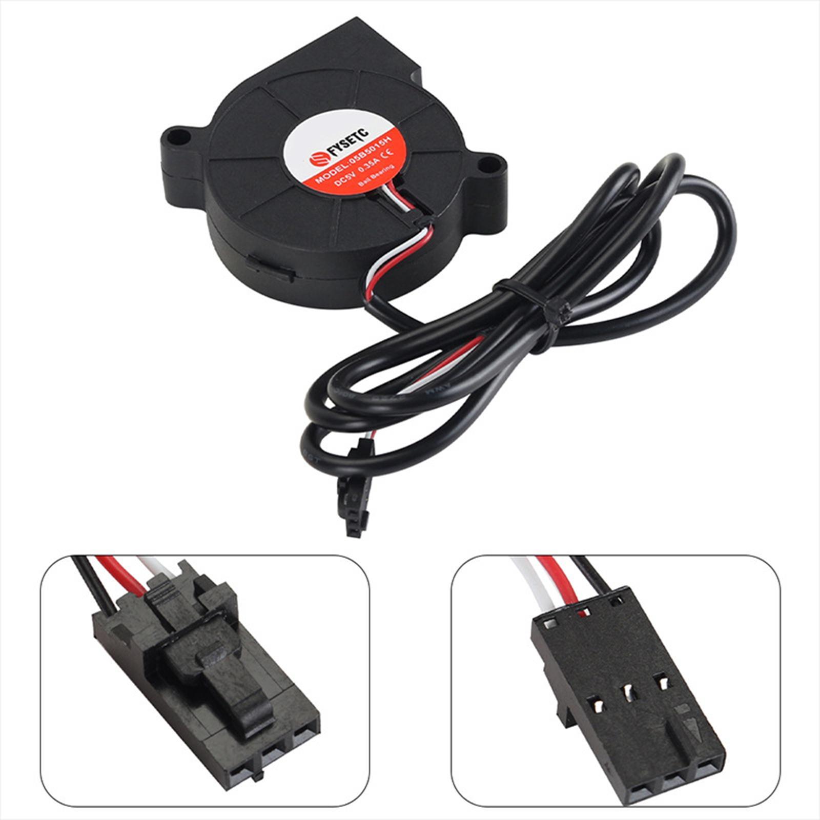 Fan Replacement Dual Ball Bearing DC Fan for MK3S 5015 5V Black