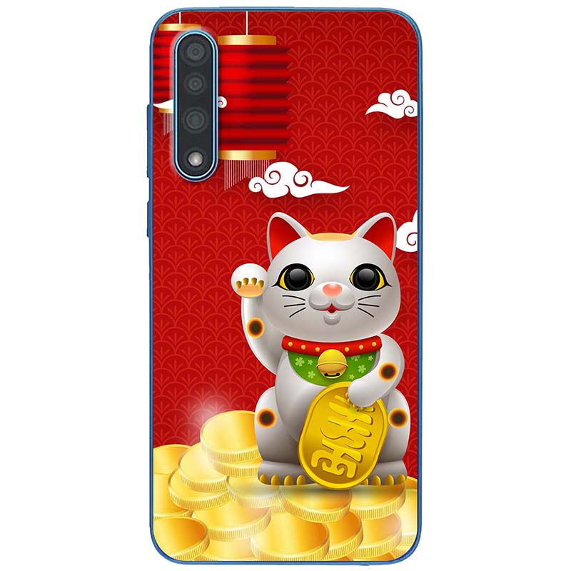 Ốp lưng dành cho Vsmart Live mẫu Mèo thần tài