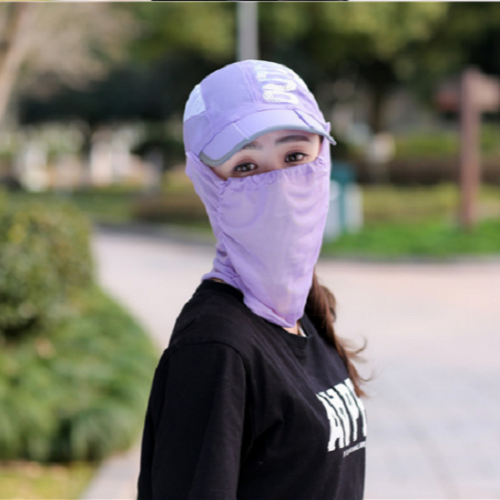 Mũ khẩu trang chống nắng chống tia uv cao cấp, nón khẩu trang nữ tạo kiểu