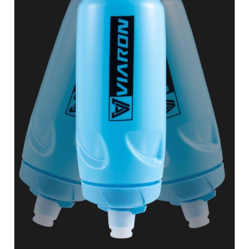 Bình Đựng Nước Bằng Silicon PP Siêu Nhẹ 650ML Chống Rò Rỉ Có Khóa Cho Xe Đạp Leo Núi