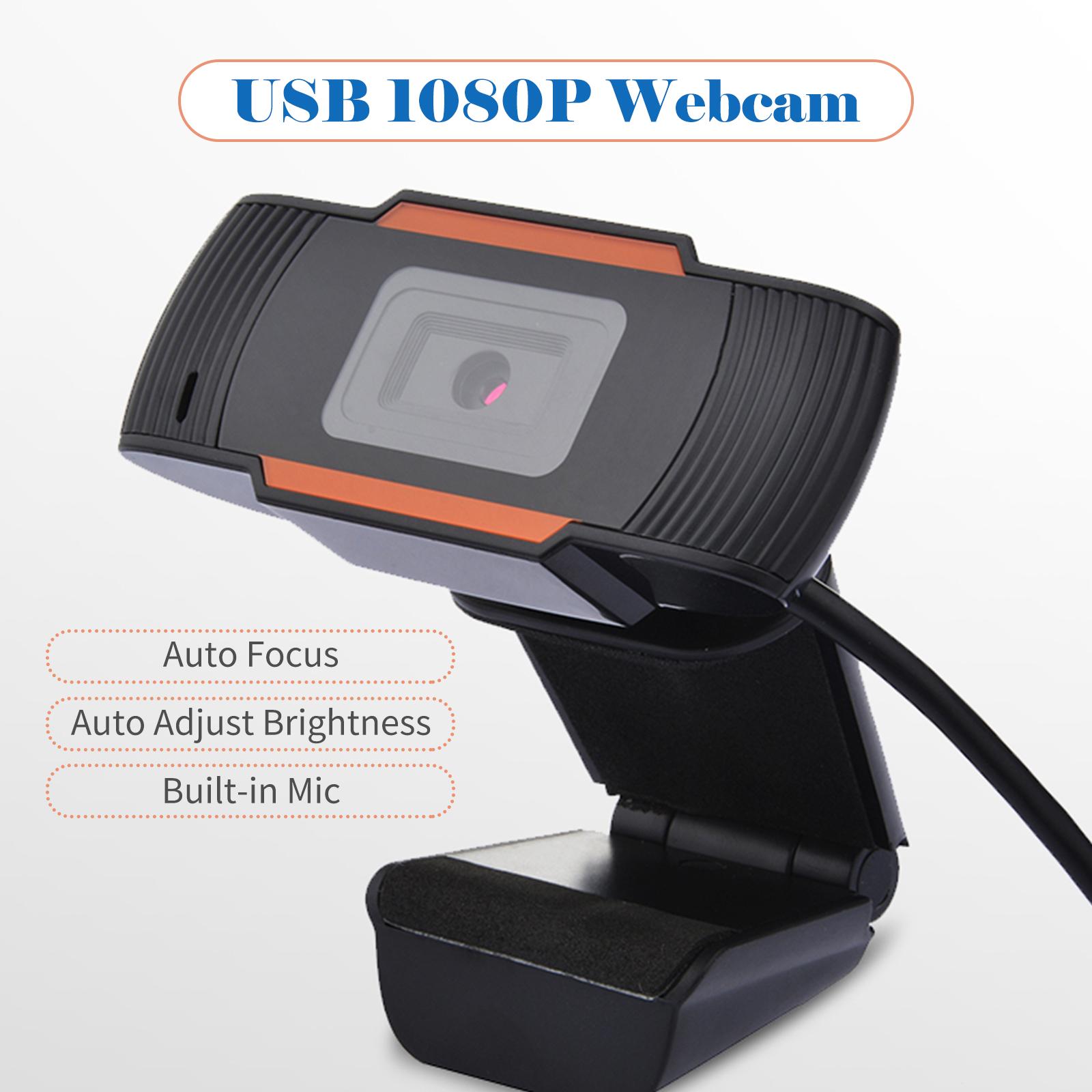 Webcam 1080P Tự Động Lấy Nét Qua Usb Có Mic Để Hội Nghị Từ Xa Hỗ Trợ Phát Trực Tiếp Tự Động Điều Chỉnh Độ Sáng