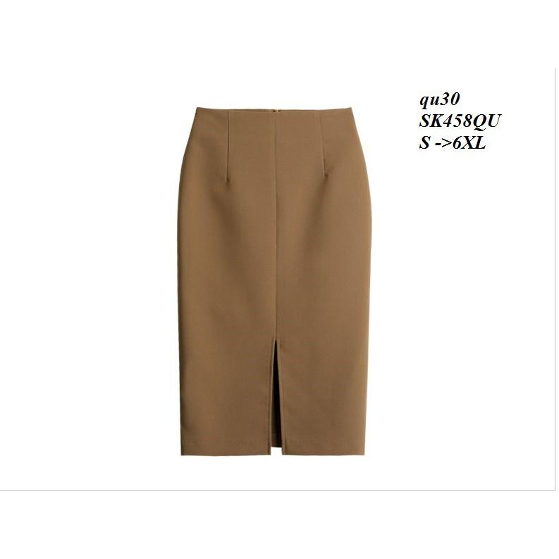 SK374 CHÂN VÁY ÔM XẺ TÀ TRƯỚC