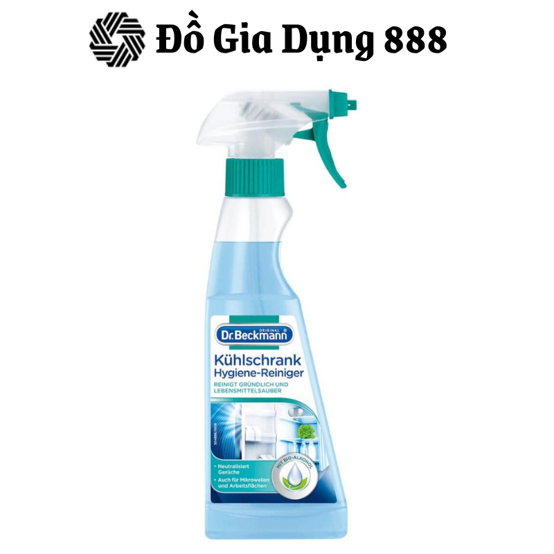 Dung Dịch Vệ Sinh Tủ Lạnh DR BECKMANN, Giúp Loại Bỏ Mùi Hôi, Vi Khuẩn, Dung tích 250ml, Nhập Đức