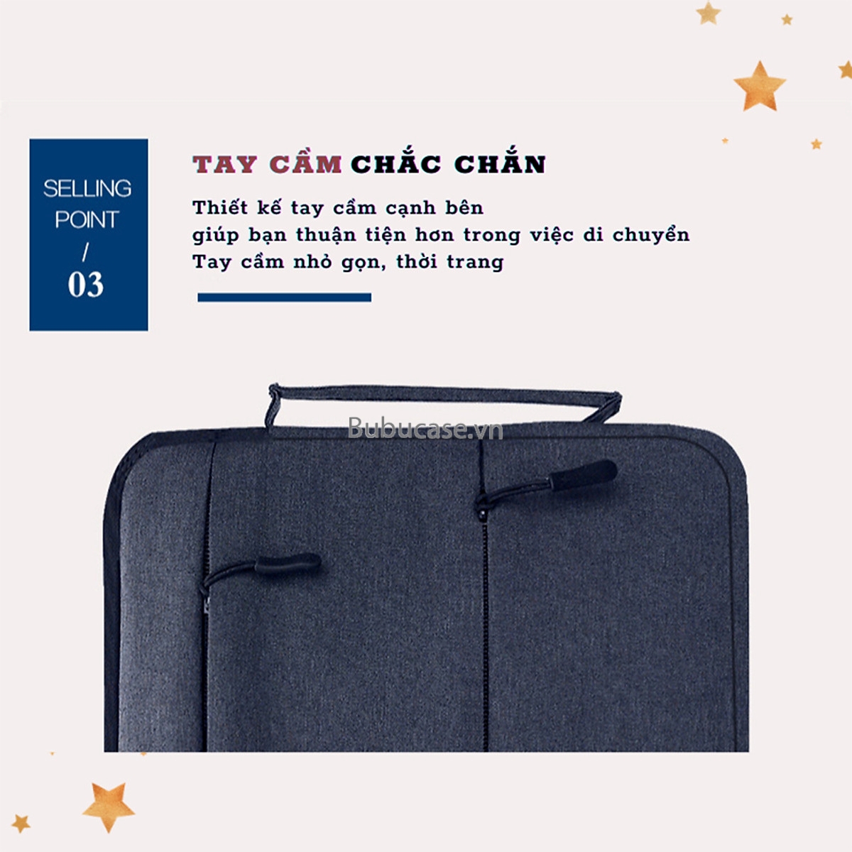 Túi Laptop Chống Sốc 4 Dây Kéo Dành Cho Macbook/ Laptop Có Quai Xách -Vải Agni Cloth Bề Mặt Hạn Chế Thấm Nước - Có Lót Nhung Bên Trong