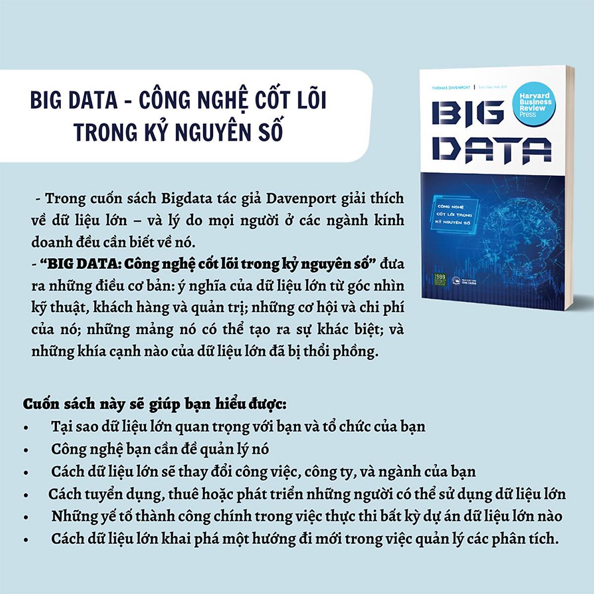 Big Data - Công Nghệ Cốt Lõi Trong Kỷ Nguyên Số - Bản Quyền