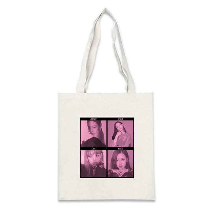 Túi tote BLACKPINK túi vải Kpop Blackpink Vintage Tote Bags