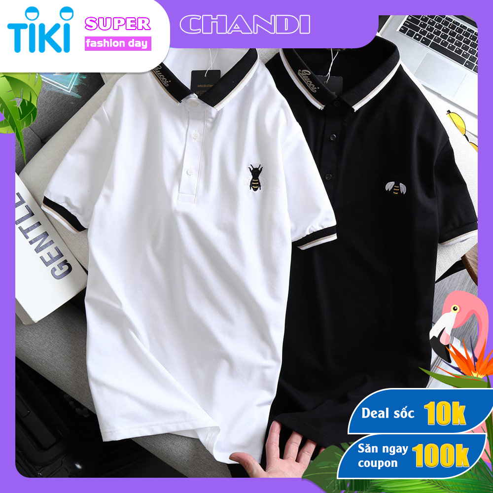 Áo Thun Nam Ngắn Tay Thương Hiệu Chandi, Chất Thun Cotton Xịn Mẫu Mới NH8