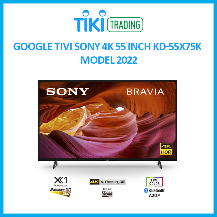 Google Tivi Sony 4K 55 inch KD-55X75K - Model 2022