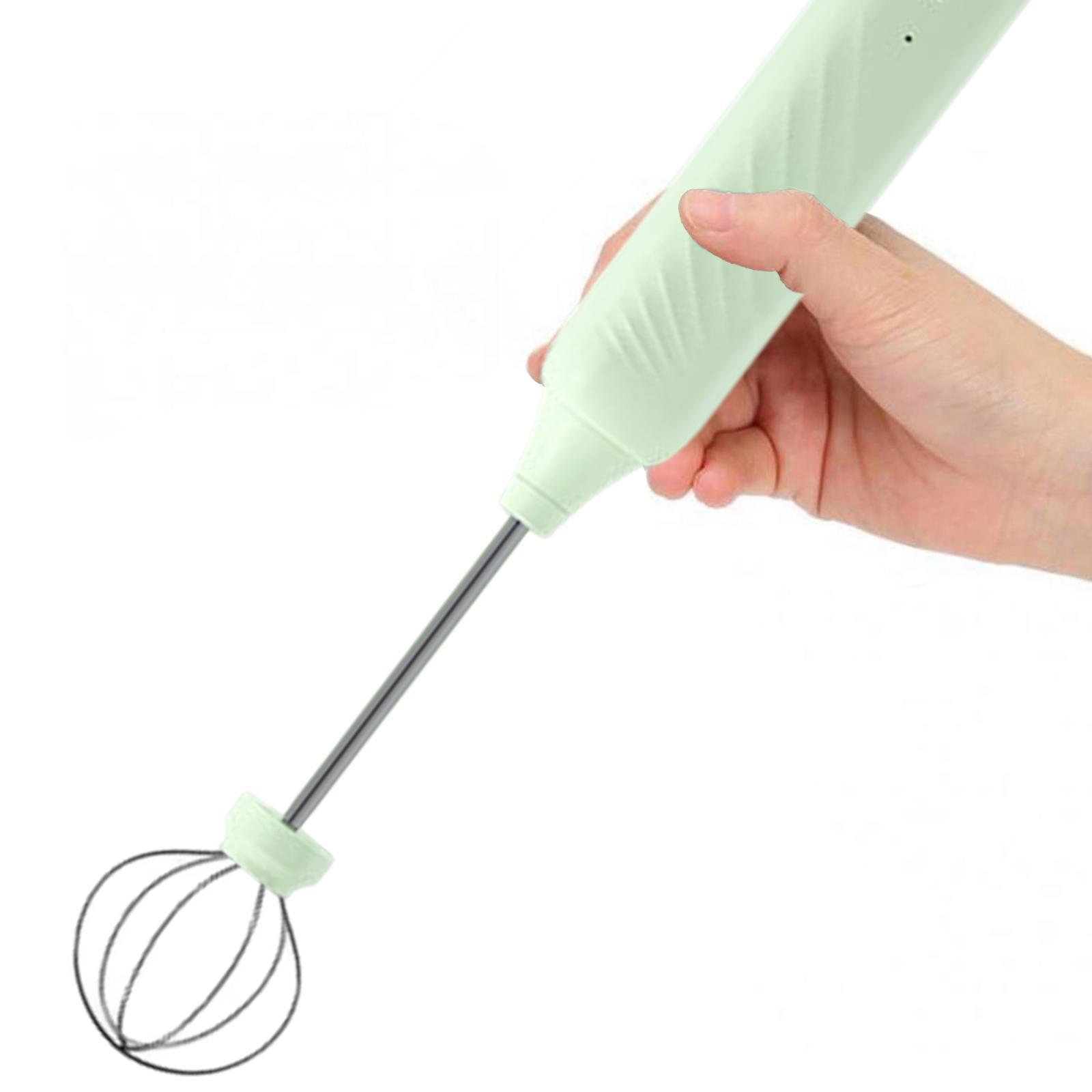 Milk Frother Egg Beater Stainless Steel Mixing Head for green