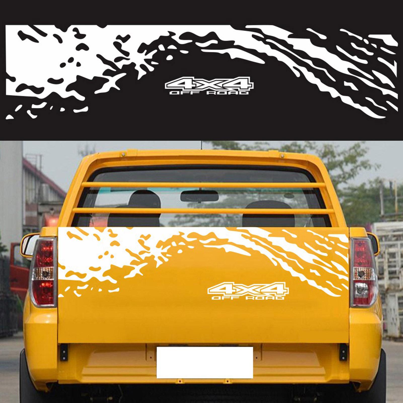 Car Auto Body Sticker Vinyl Graphics Decals, Car Stylin Decals Tail Stripes Pickup Trunk Car Rear Decor Sticker