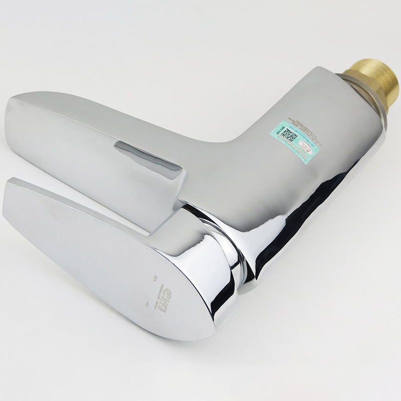 Vòi Lavabo Nóng Lạnh Đồng Mạ Chrome Eurolife EL-SUN 02 (Trắng Bạc)