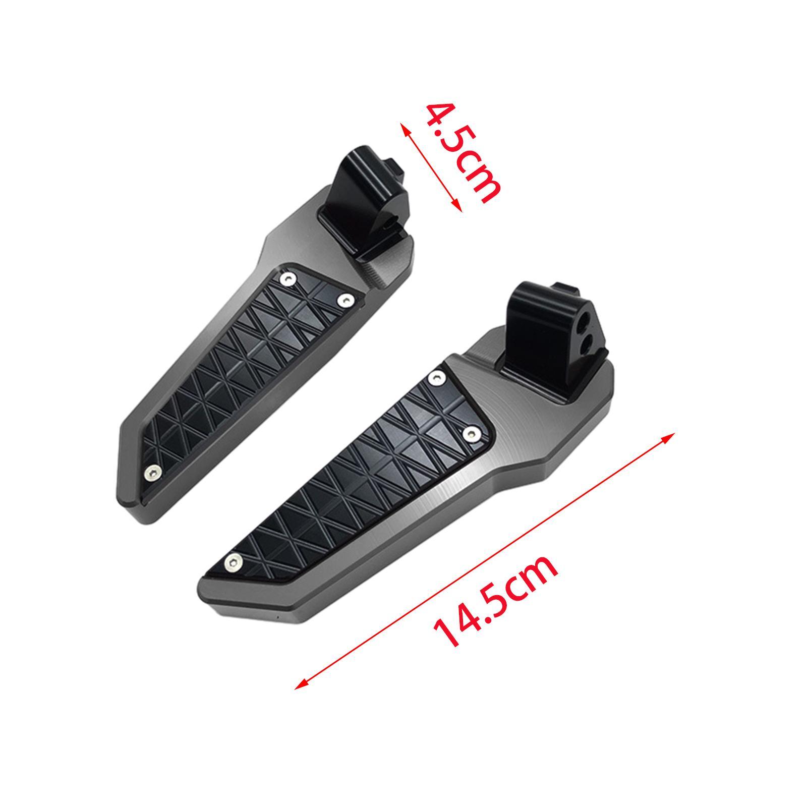 Rear Passenger Footpad Foldable Pedals Rests for   Adv160