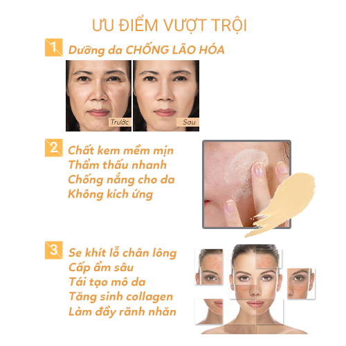 Kem Dưỡng Trắng Da Collagen Ngừa Lão Hóa Zoley 10g