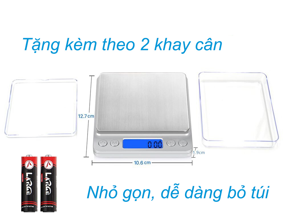 Cân điện tử tiểu ly 3kg I-2000