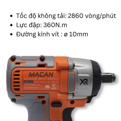 Máy Siết Pulong Macan 6098B 3 Tốc Độ Không Chổi Than_Hàng Chính Hãng