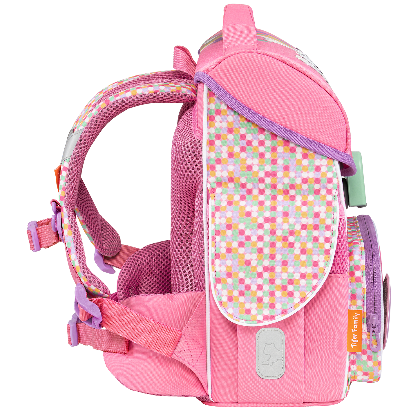 Ba Lô Chống Gù Jolly Schoolbag Pro 2S - Pink Amour - Sequins - Tiger Family TGJL-018A(3)