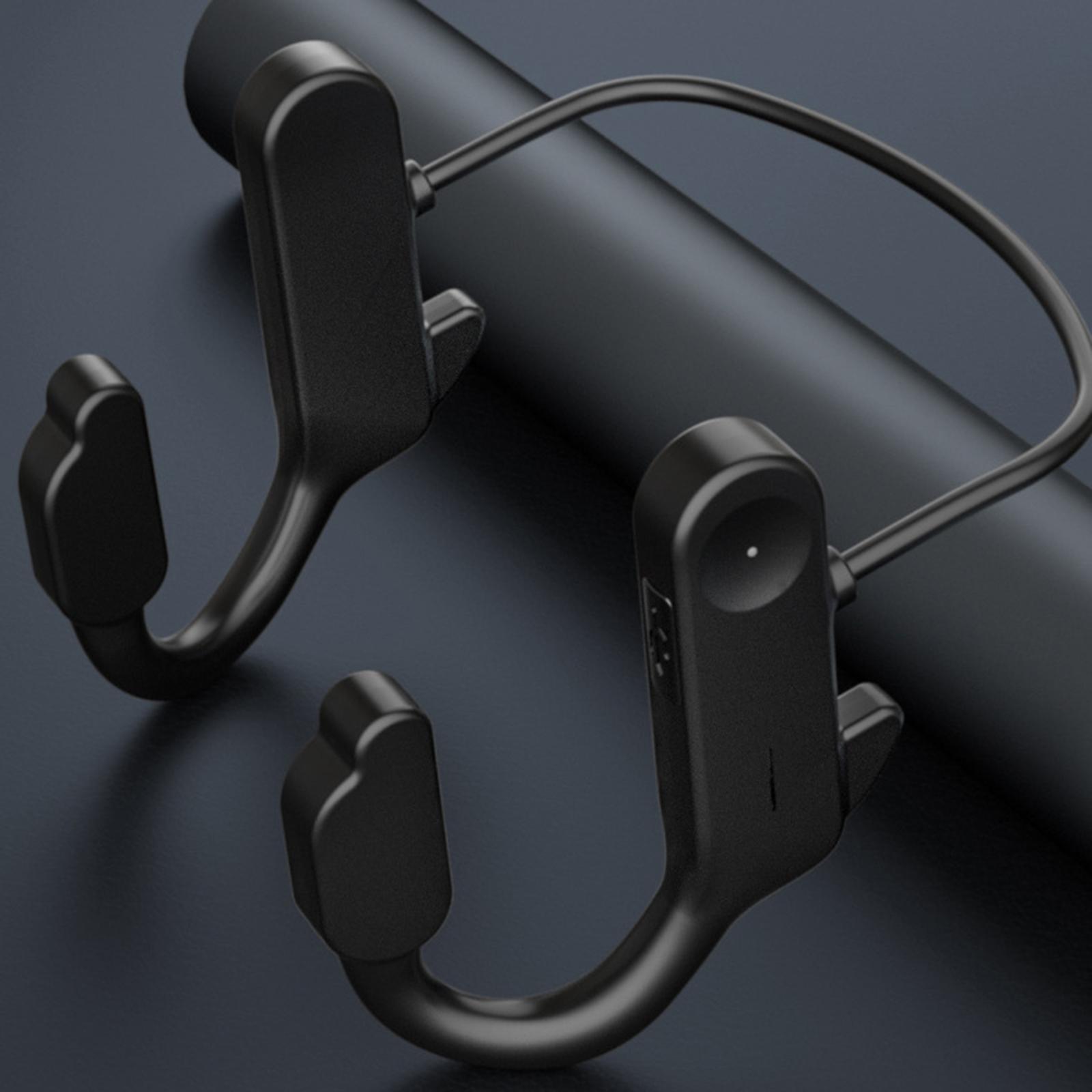2 Pieces Open-Ear Bone Conduction Headphones Bluetooth 5.2 Lightweight