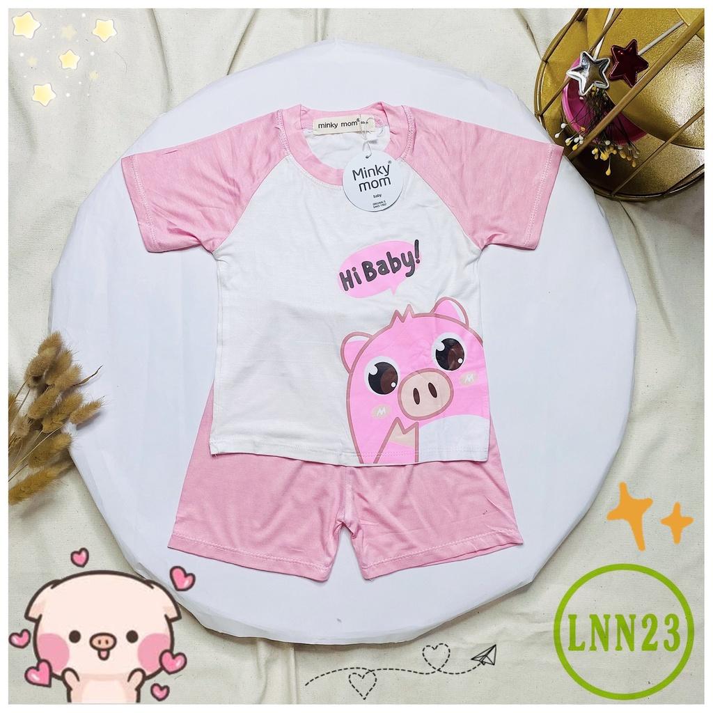 Bộ Cộc Tay In LNN23 Đồ Bộ Thun Lạnh Cao Cấp Mềm Mịn Thoáng Mát Hàng Chuẩn Loại 1 Dễ Chịu, Thoải Mái Cho Bé