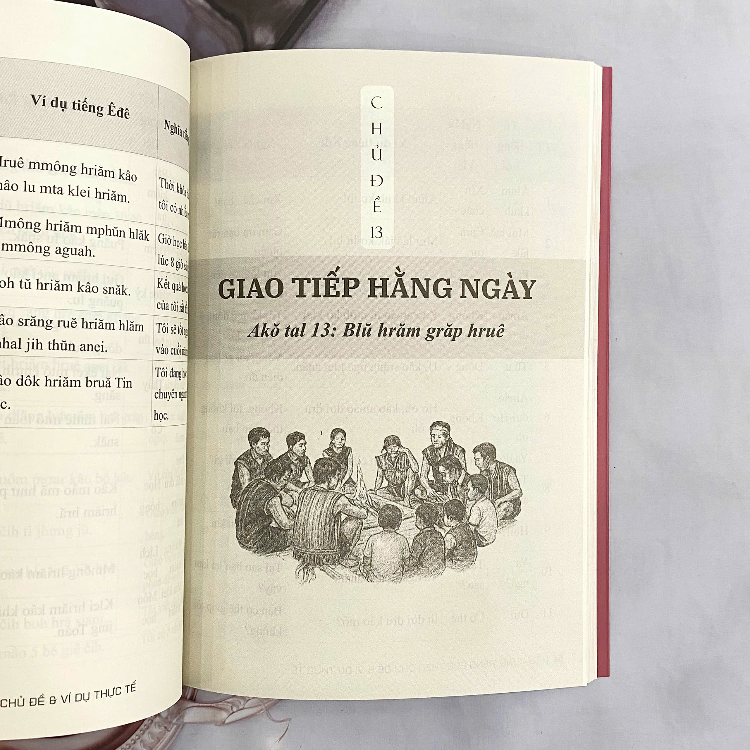 Sách - Từ vựng tiếng Êđê theo chủ đề và ví dụ thực tế (Song ngữ Êđê - Việt)