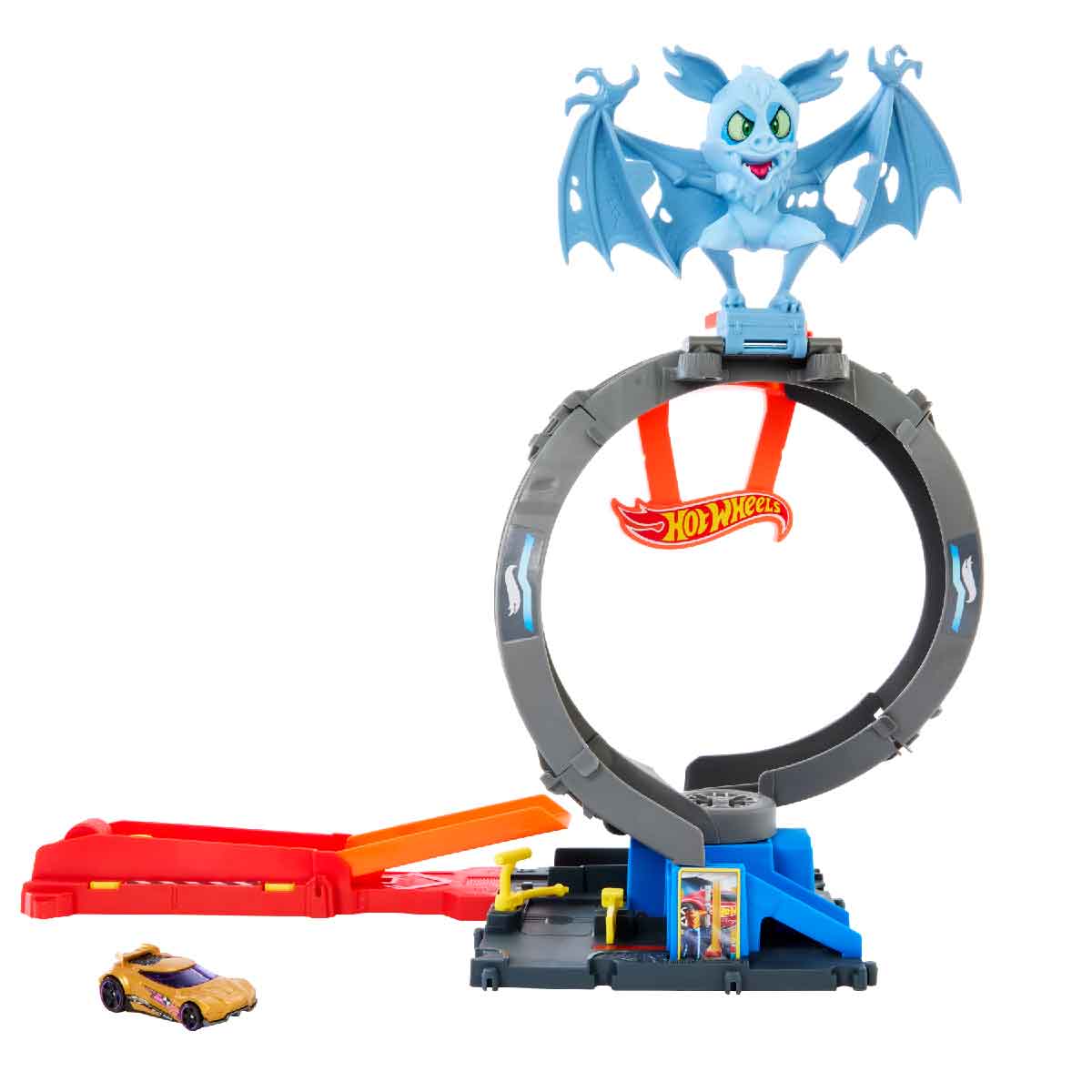 Đồ Chơi Mô Hình City Trạm Lốp Xe Dơi Siêu Đẳng HOT WHEELS HTN78/HDR29