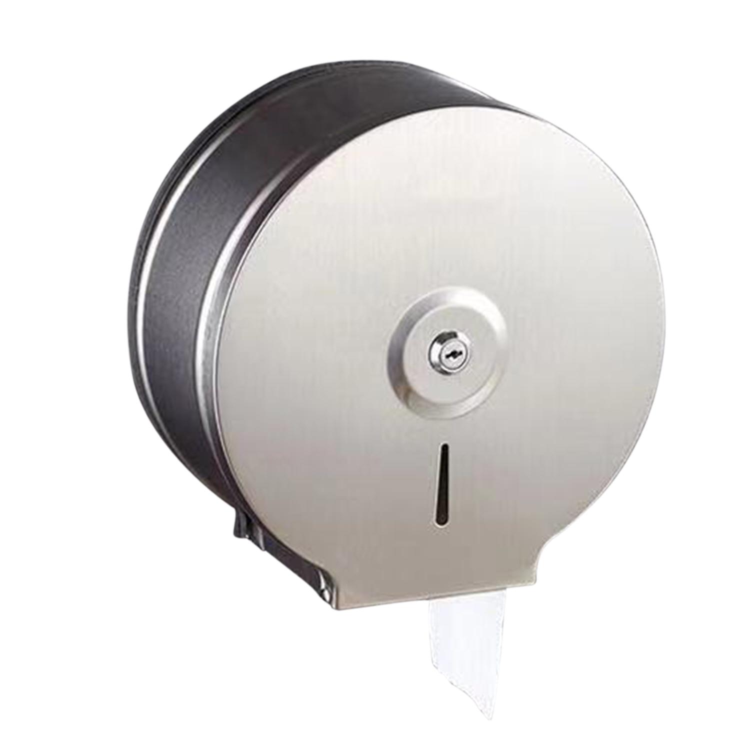 Hộp đựng khăn giấy rút, treo tường, bằng thép không gỉ, thiết kế hiện đại