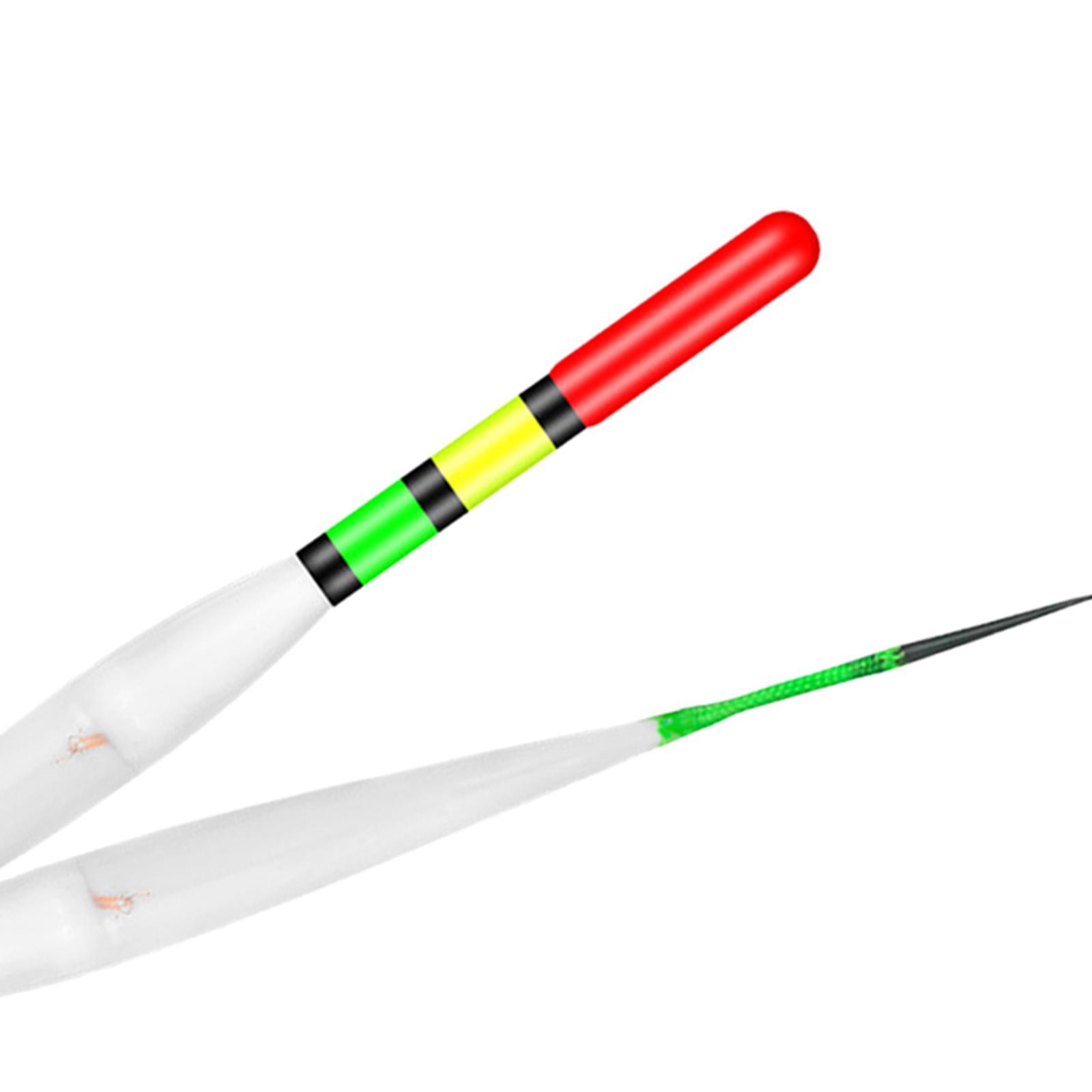 2x Night Fishing LED Floats, Fish Float Bobber Tackle Smart Luminous Fishing Buoy, Light up Bobbers Bite Reminder Alarm Electric Fishing Float