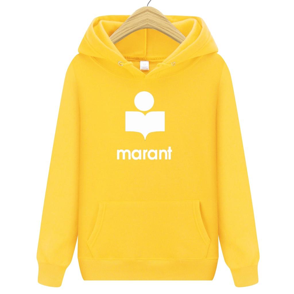 Áo nỉ Hoodie in chữ Maran hoodie Nam Nữ form rộng Unisex