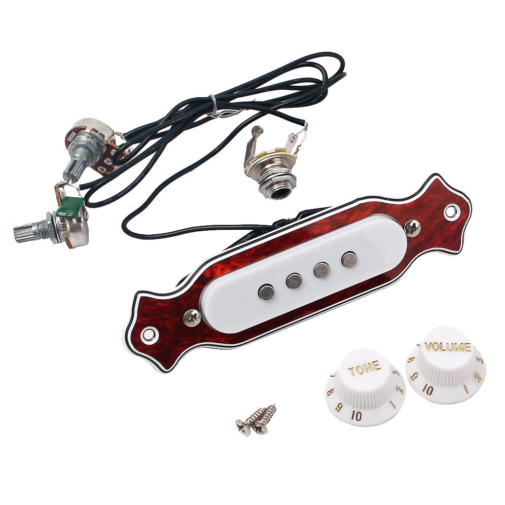 Baoblade Sẵn 4 Dây Đơn Cuộn Dây Guitar Pickup Dây Nịt Tập & Tone