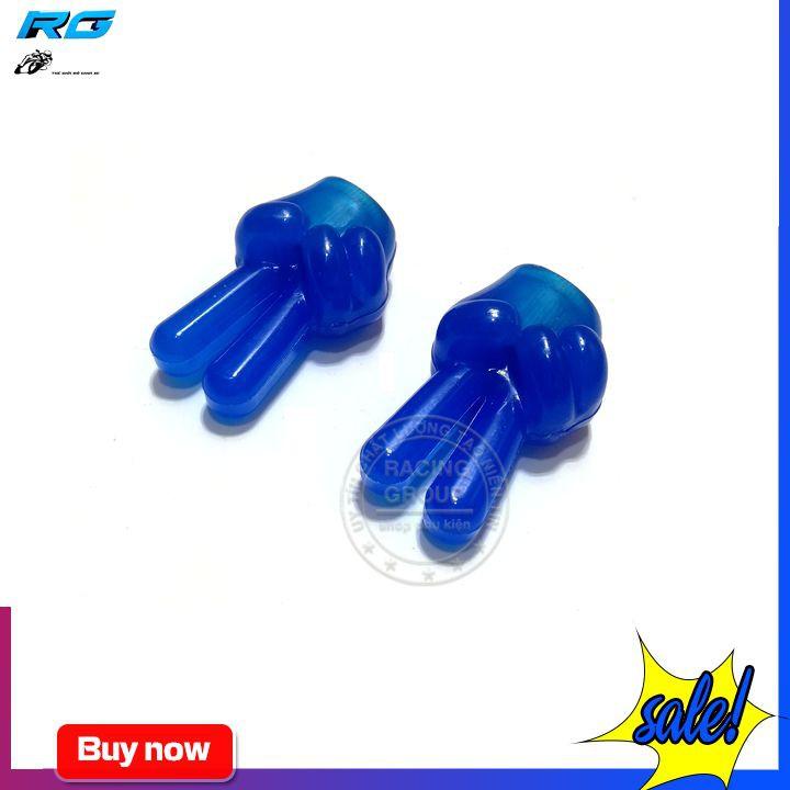Cặp Chụp Van Vòi Cho Xe Máy Kiểu Ngón Tay Nhiều Màu