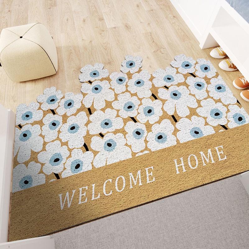 Thảm trải sàn Thảm lót cửa ra vào/ lối vào/ lối đi chống trượt bằng lụa tiện dụng cho gia đình
