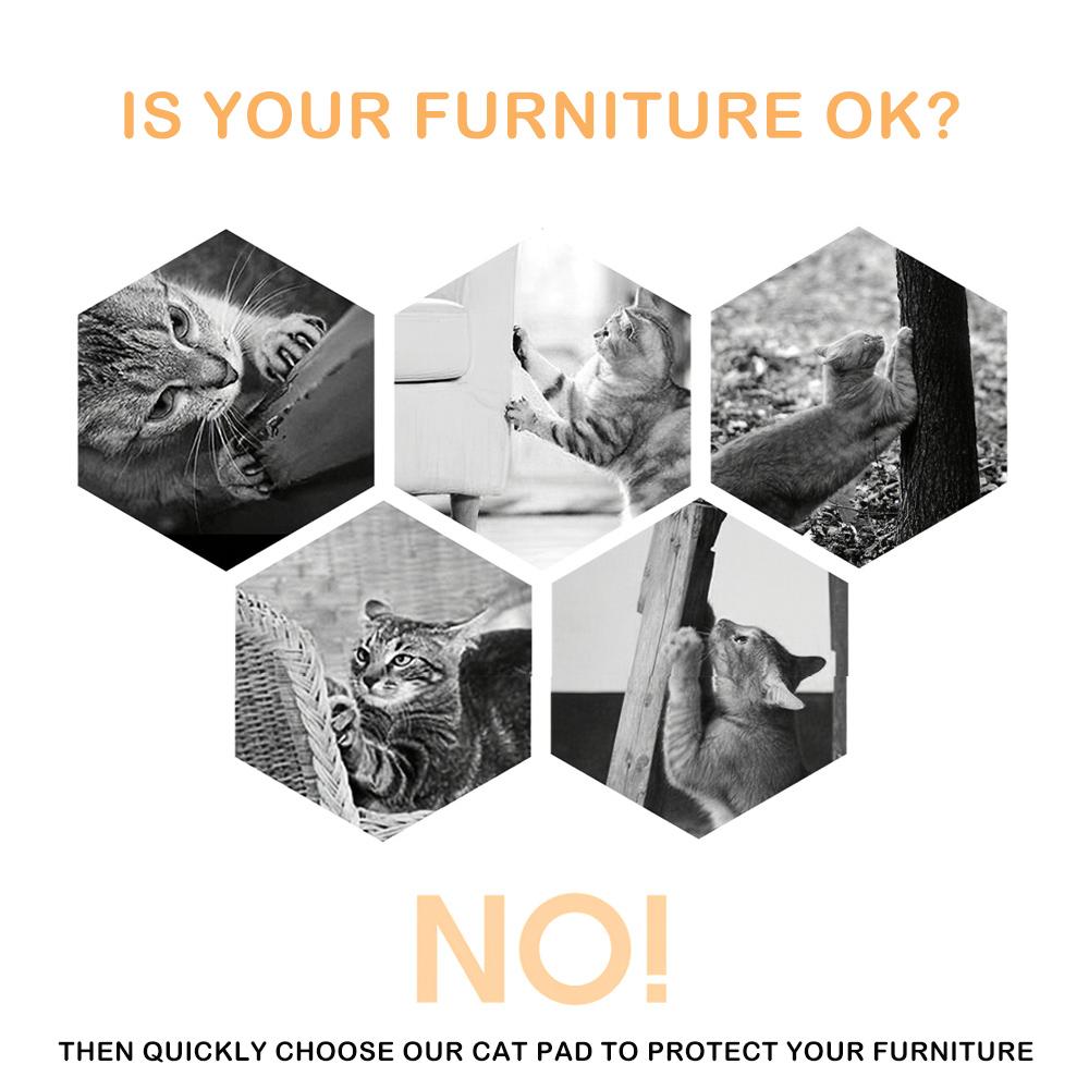 Miếng đệm cho mèo cào với quả bóng chuông, bảo về đồ đùng trong nhà