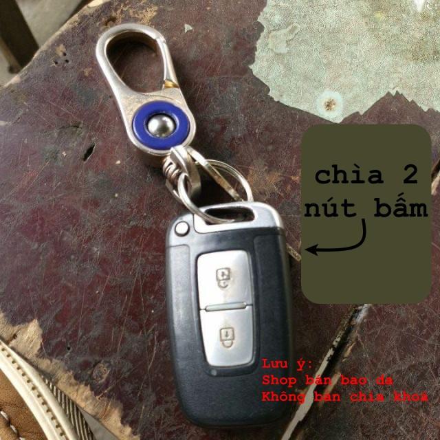 Bao da dành cho Chìa Khoá Hyundai Sonata, Tucson, Santafe, Genesis, i30, Elantra, Veloster Handmade Da Thật 004