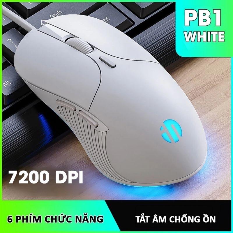 Chuột máy tính chơi game TEKKIN INPHIC PB1 bản có dây DPI 4800 - hàng nhập khẩu