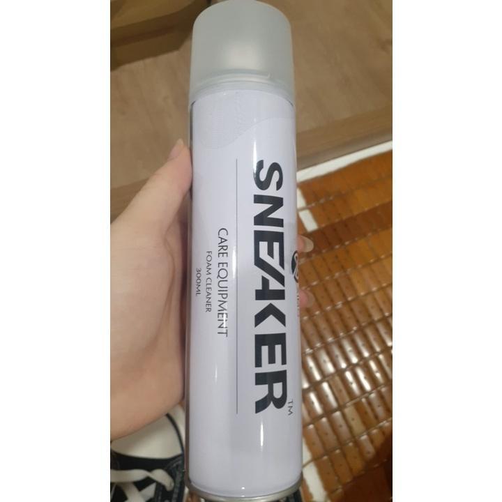 Chai xịt bọt làm sạch giày Sneaker Hando 300ml - Bình xịt bọt làm sạch chuyên cho giày Sneaker, Tẩy trắng giày Thể Thao