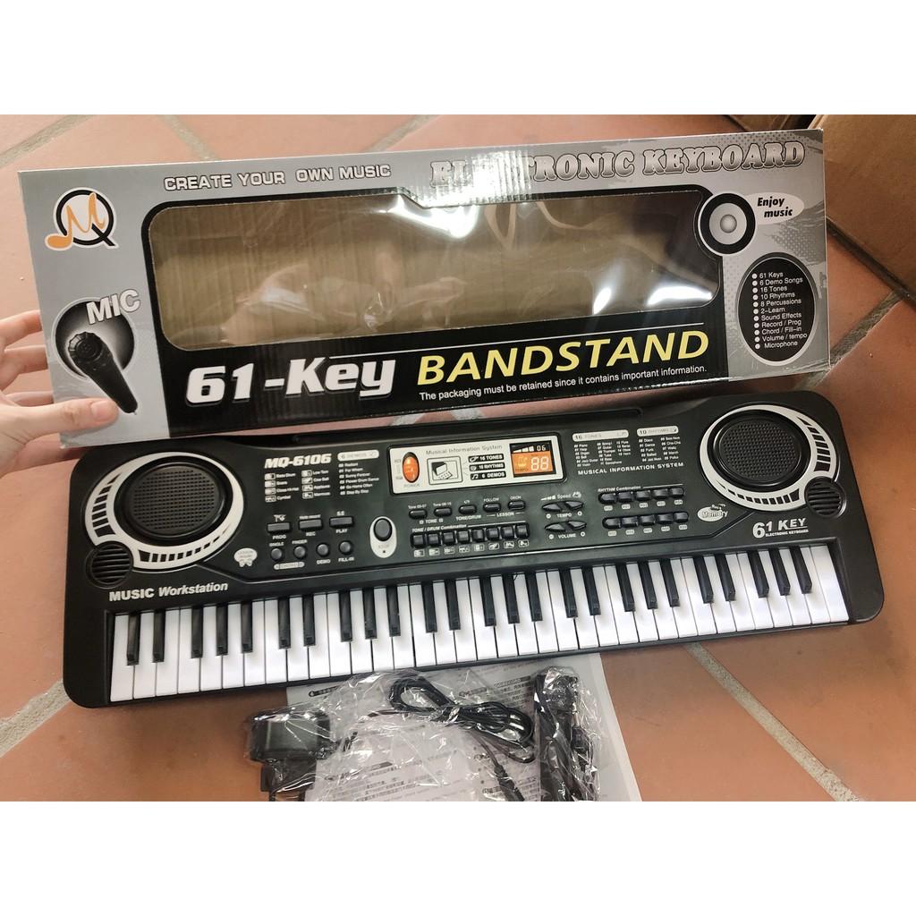 Đồ Chơi Đàn Piano Có Micro Sạc Đa Dạng Bài Hát Và Giai Điệu, Âm Thanh Chất Lượng, Cho Bé Tập Đàn Hát Làm Ca Sĩ 