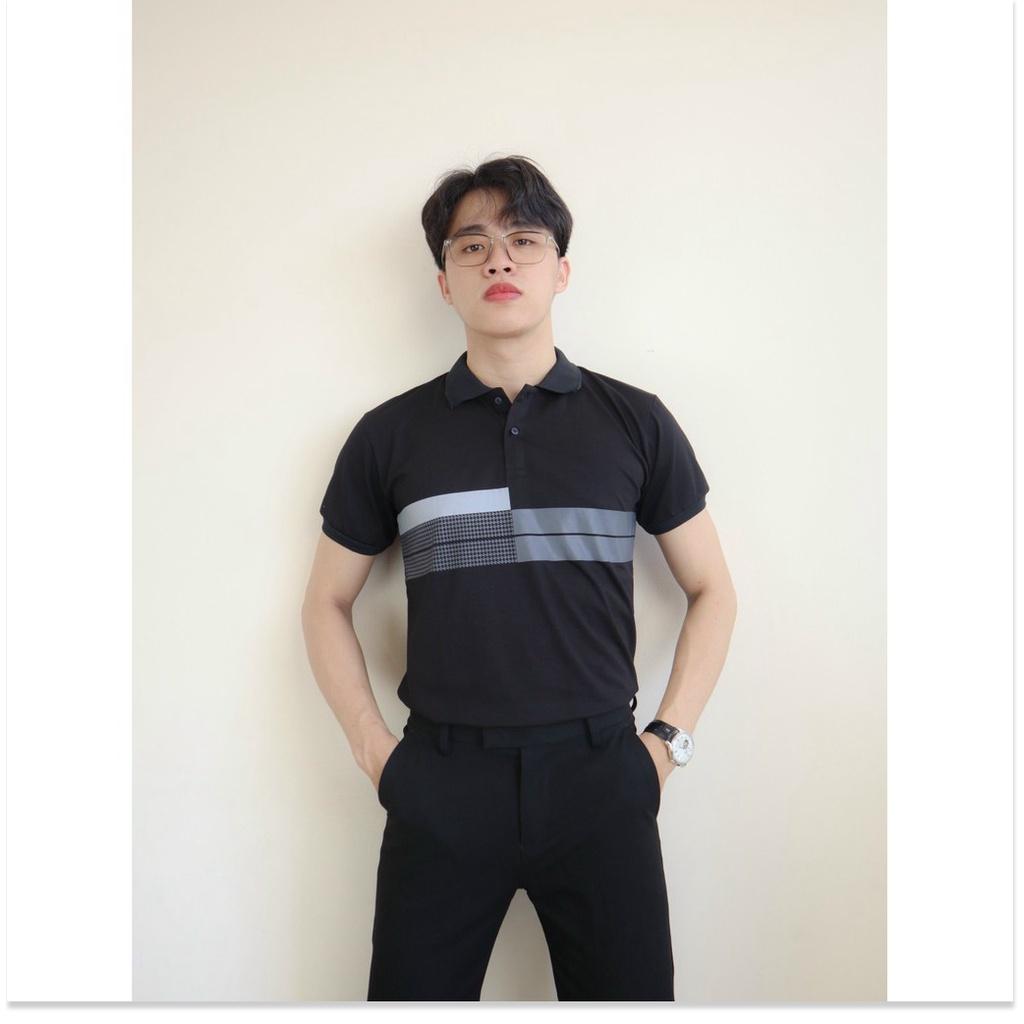 Áo thun cổ trụ ngắn tay tôn dáng chuẩn body