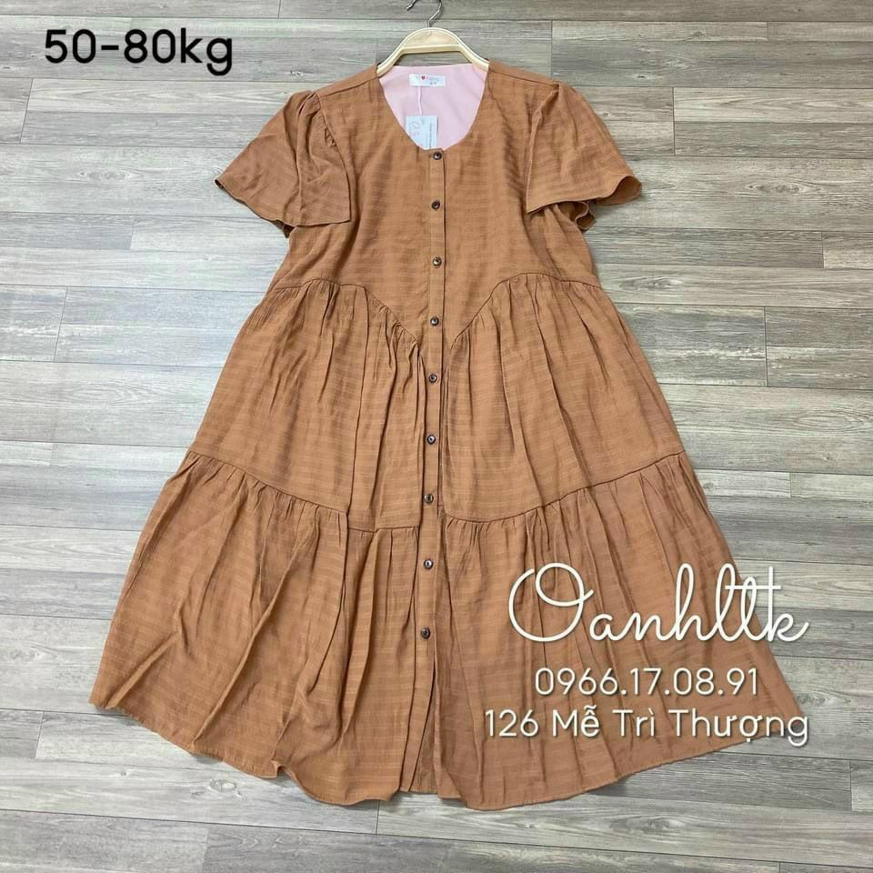 Váy bầu cao cấp chất đũi Hàn mát mềm mịnđầm bầu mùa hè siêu mátváy cho bà bầu free size 43-67kg